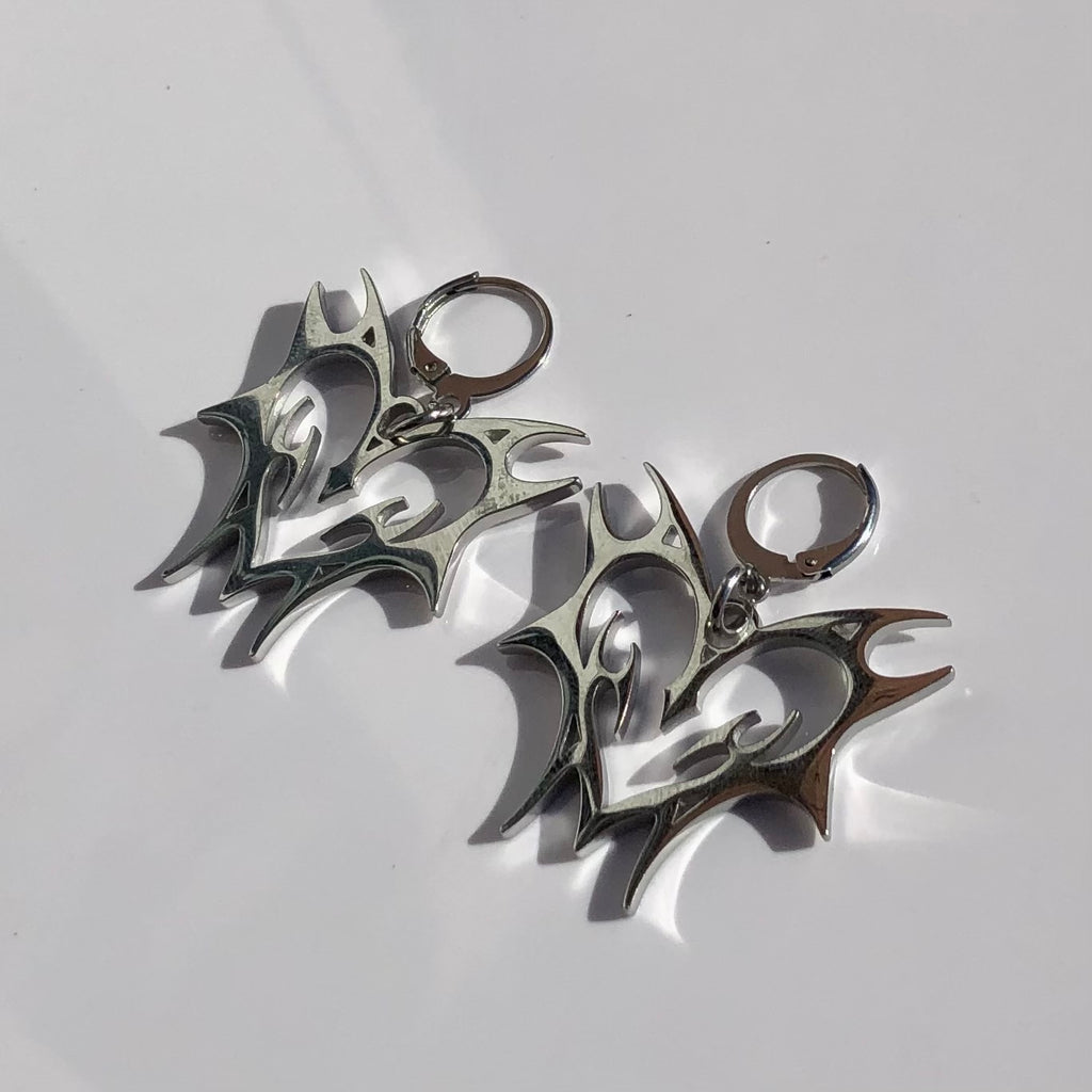 Tribal Heart Earrings