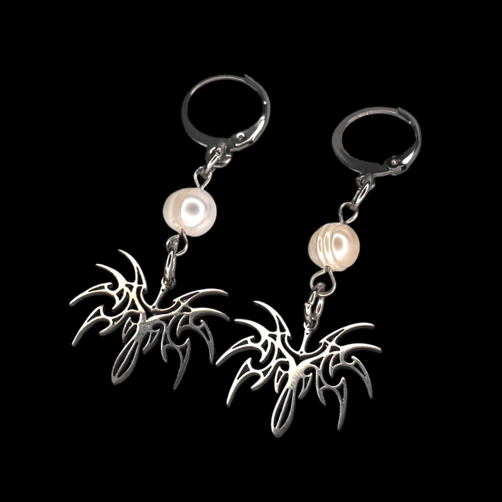 Tribal Freshwater Pearl Earrings