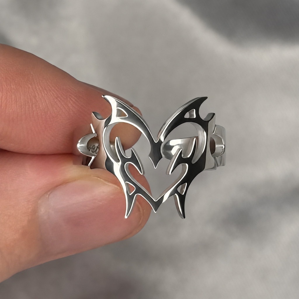 Tribal Heart Ring