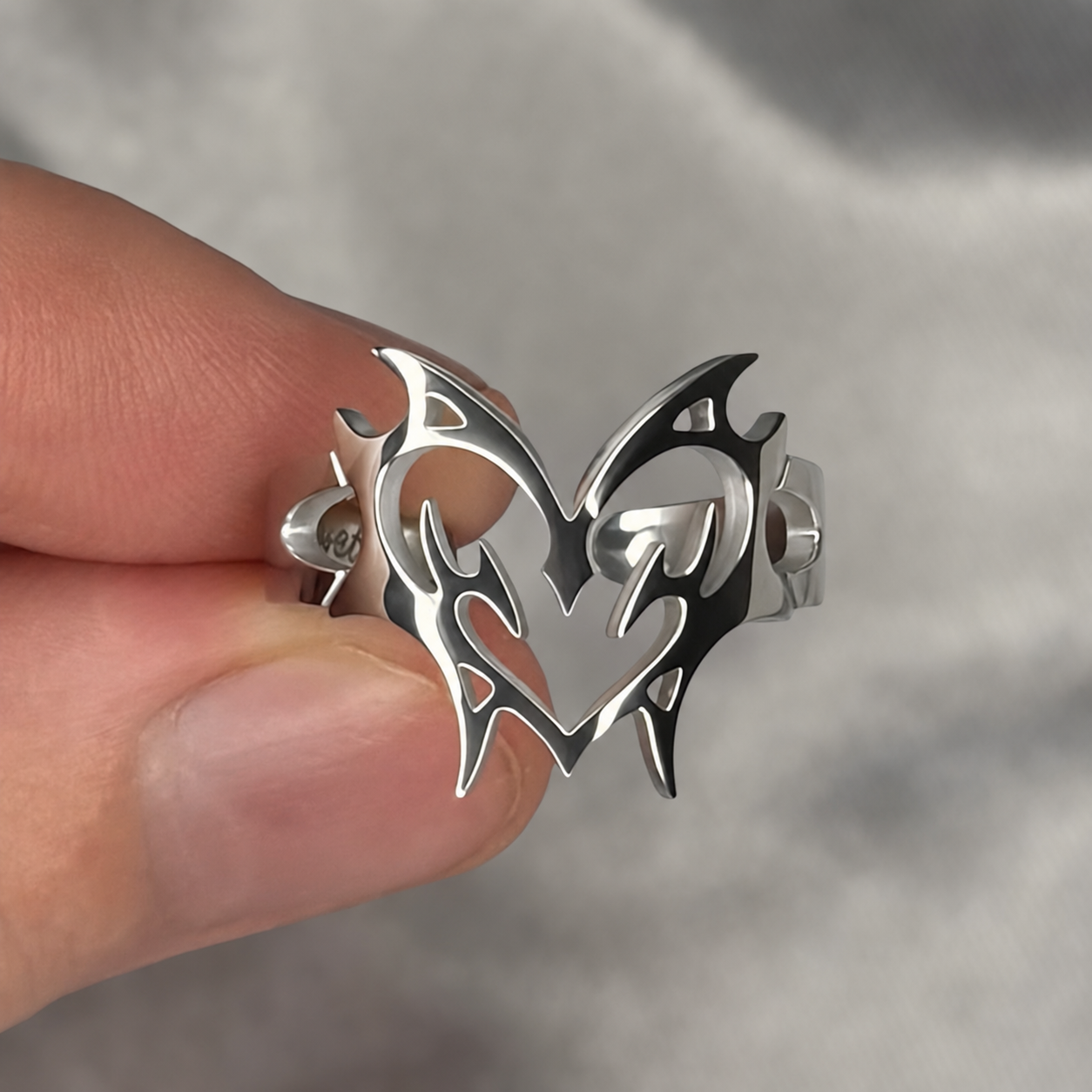 Tribal Heart Ring