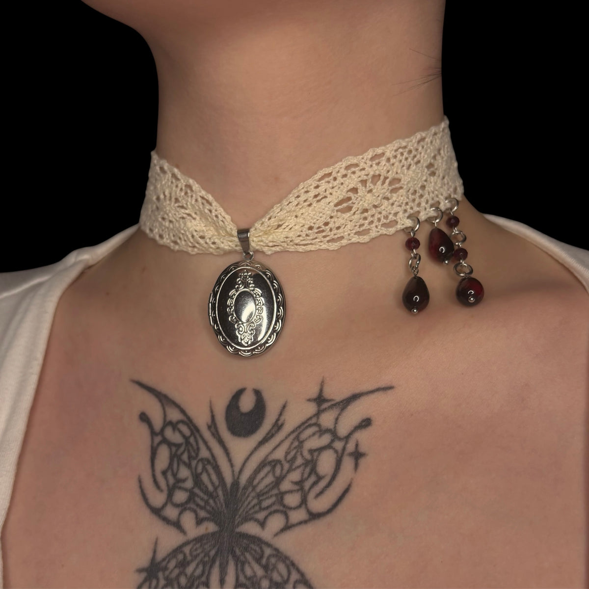 Bite Me Lace Choker