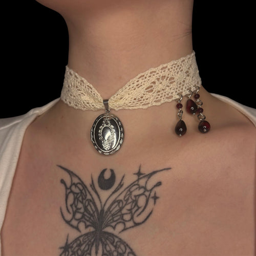 Bite Me Lace Choker