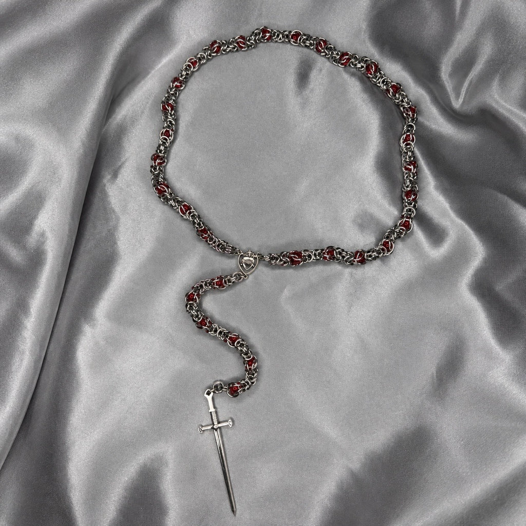 A Kiss Before Dawn Chainmail Rosary