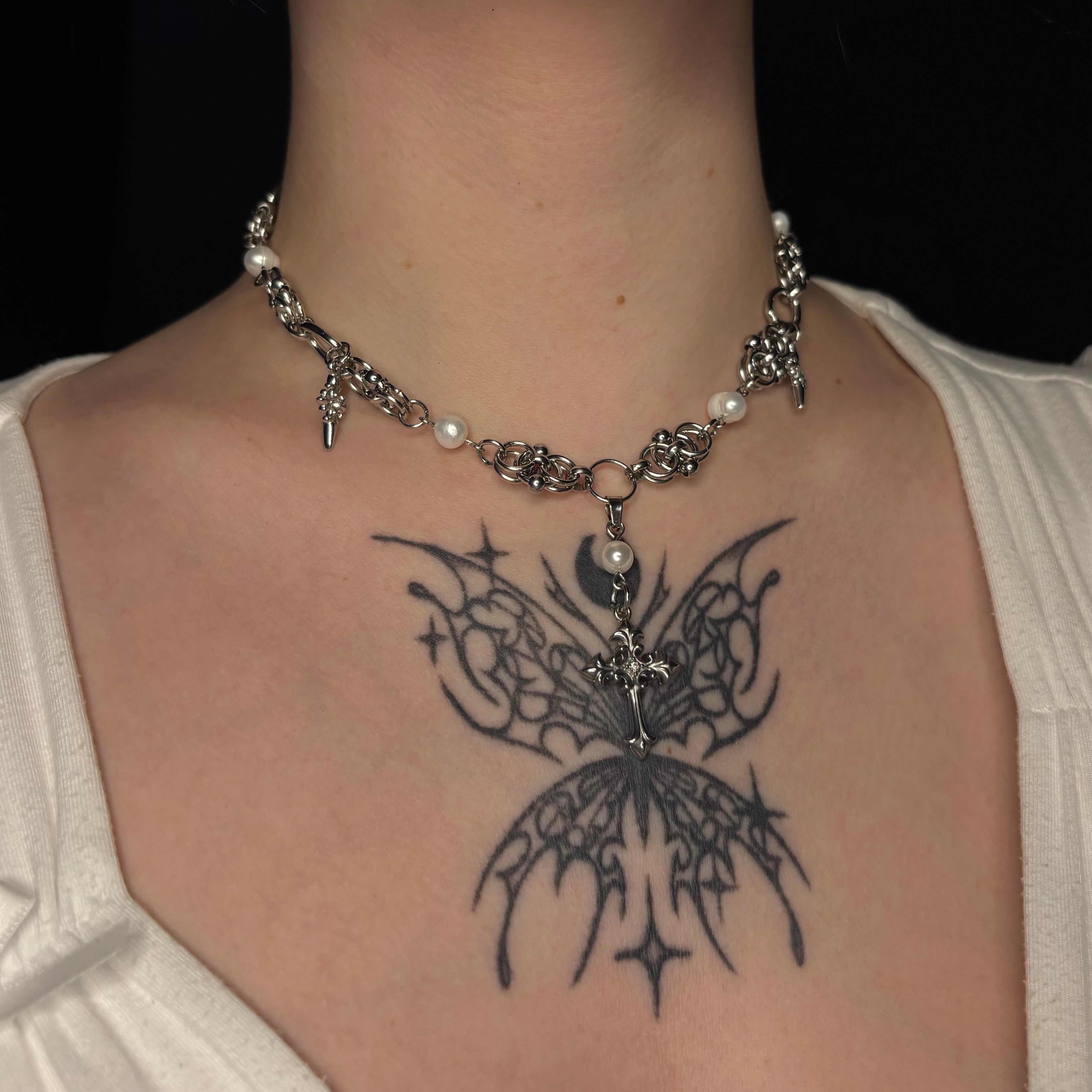 Evaine Chainmail Necklace