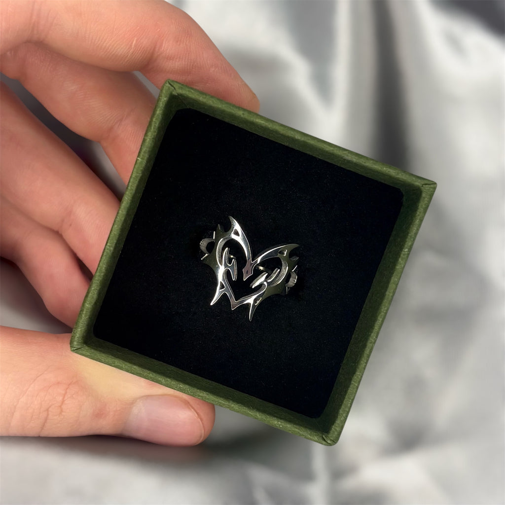 Tribal Heart Ring