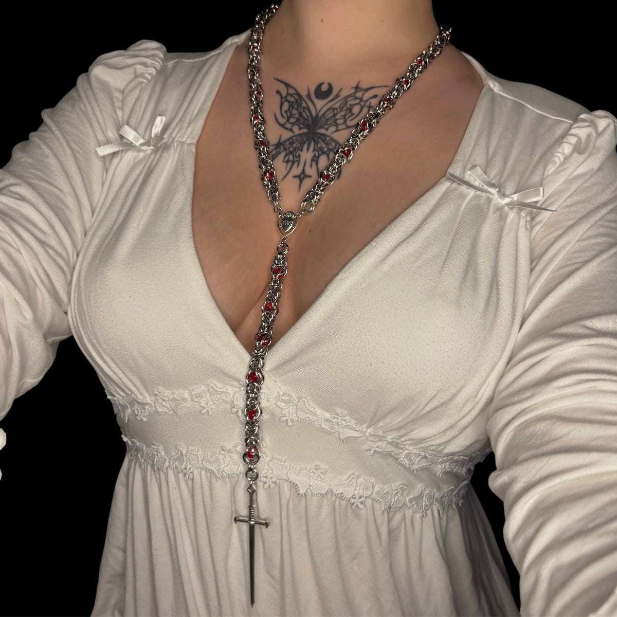 A Kiss Before Dawn Chainmail Rosary