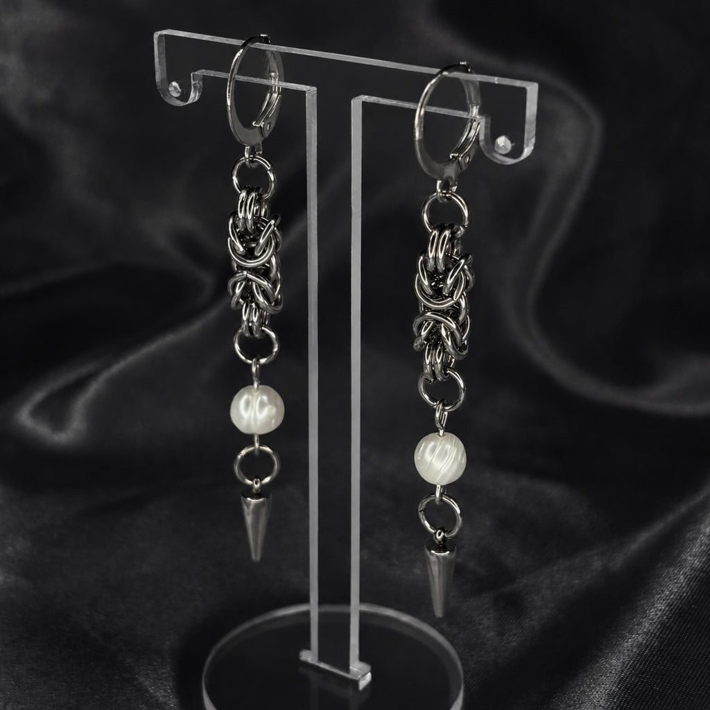 Nocturne Chainmail Earrings