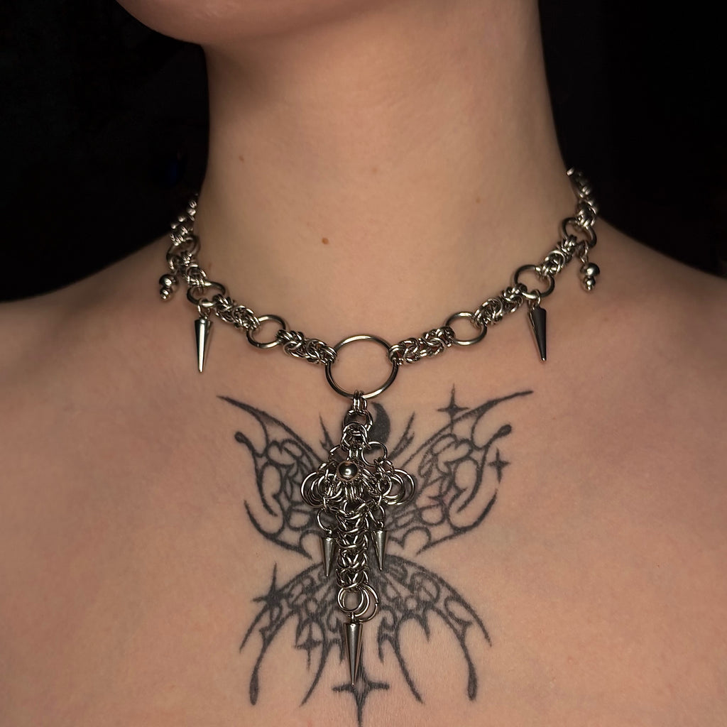 Evangeline Chainmail Necklace