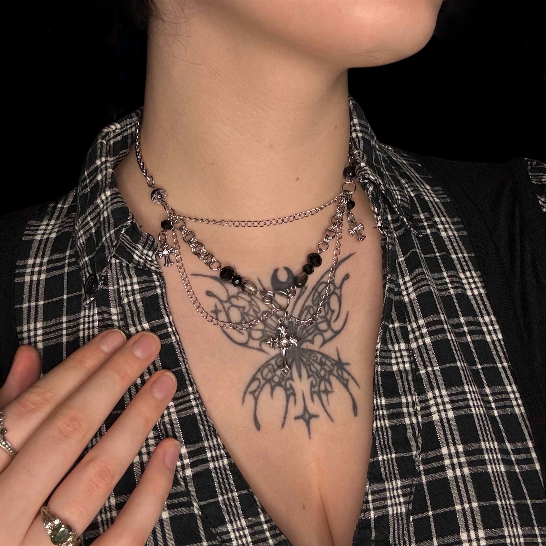 Seraphina Cross Necklace