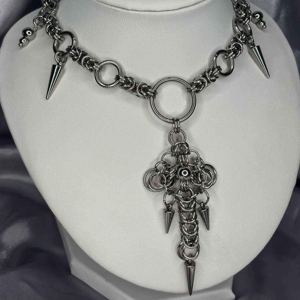 Evangeline Chainmail Necklace