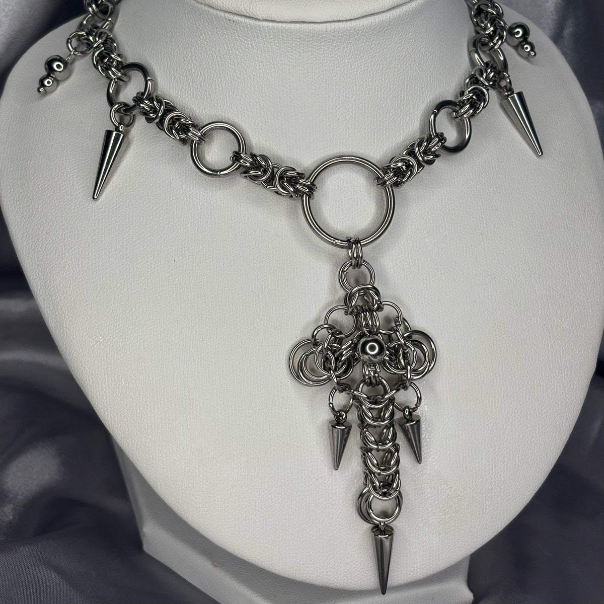 Evangeline Chainmail Necklace