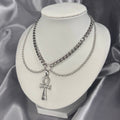 Stainless Steel Ankh Choker