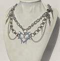 Layered Tribal Heart Necklace