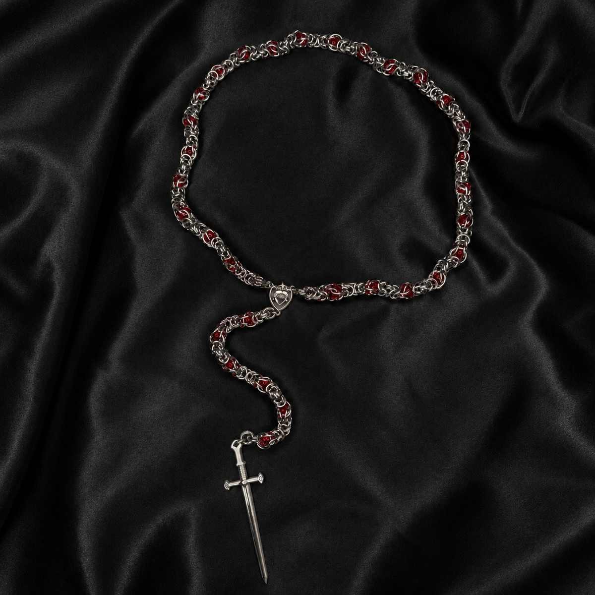 A Kiss Before Dawn Chainmail Rosary