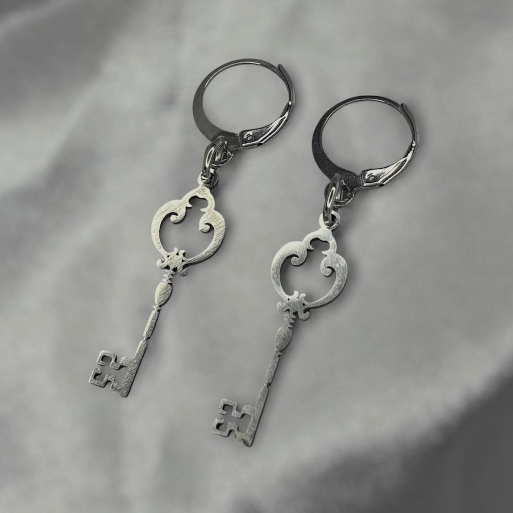 Romantic Key Earrings