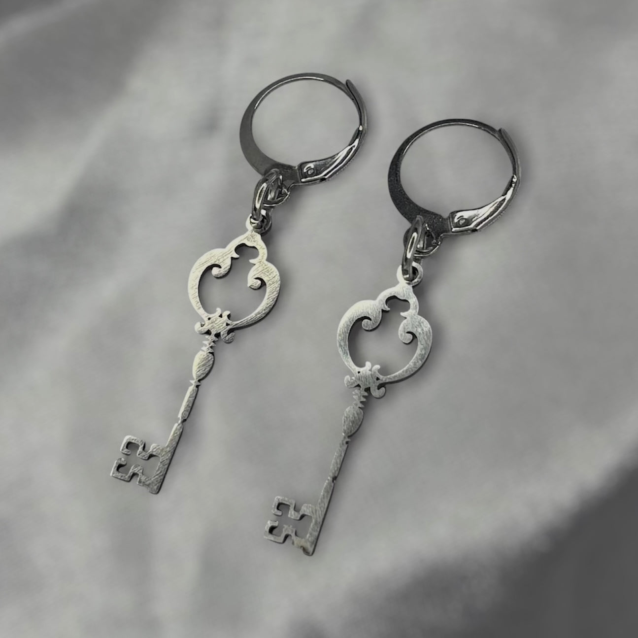 Romantic Key Earrings