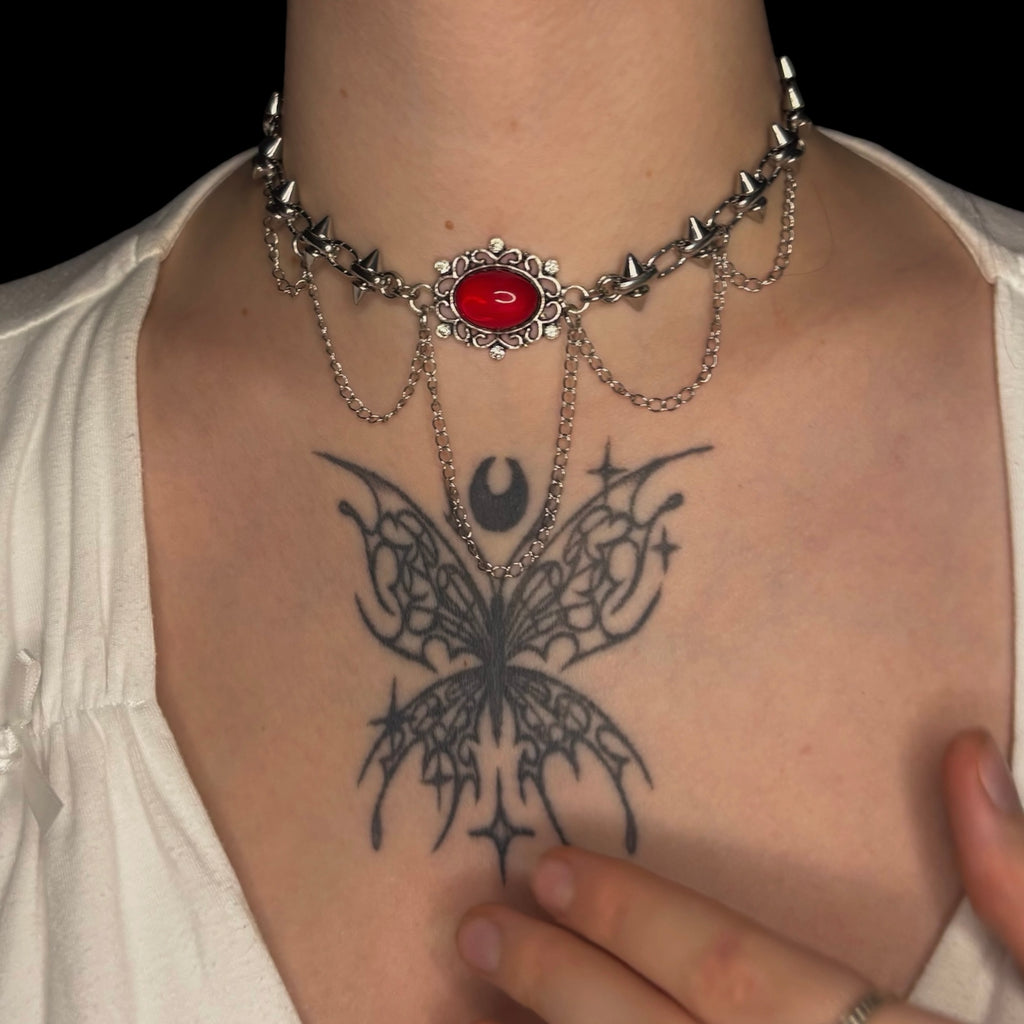Vampiress Spike Choker