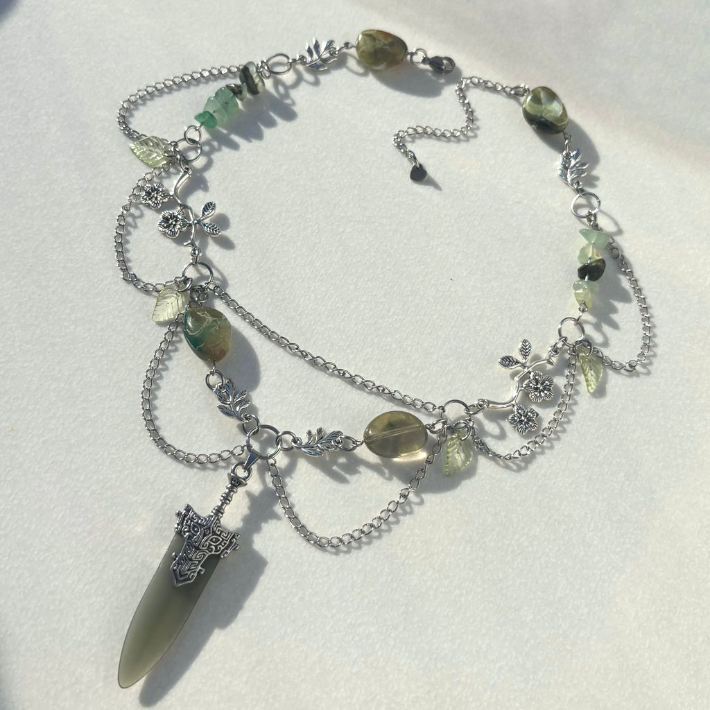 Moss Blade Necklace