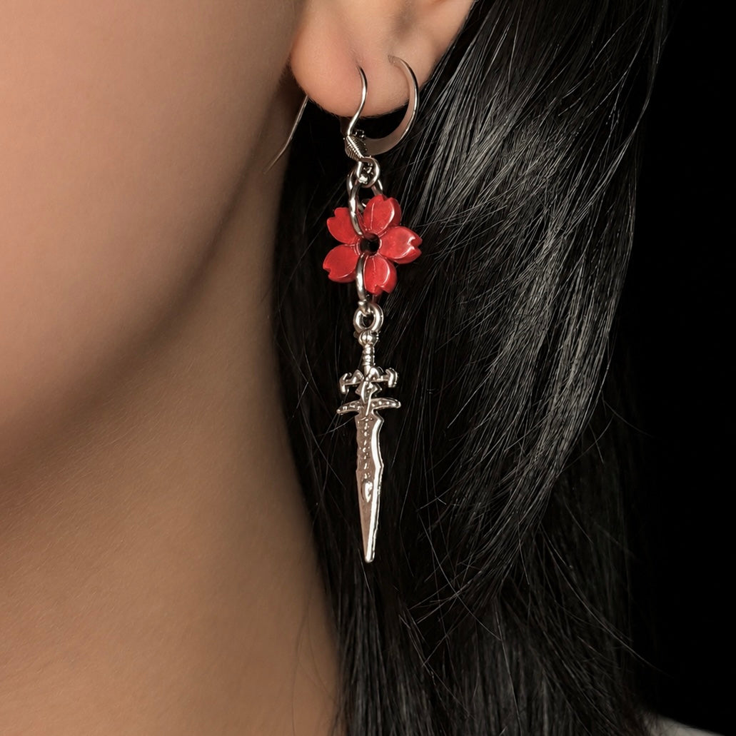 Sakura Dagger Earrings