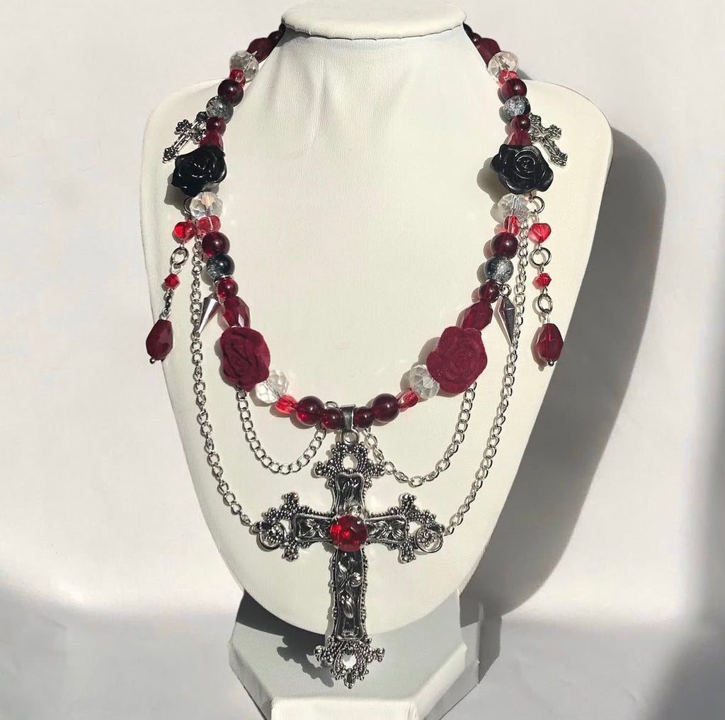 Ambrosia Cross Necklace
