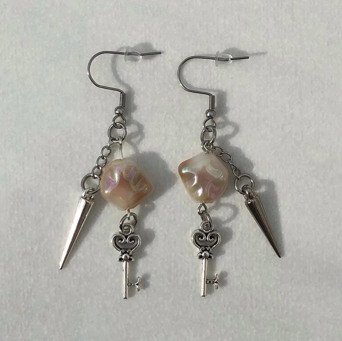 Whimsical Key Earrings