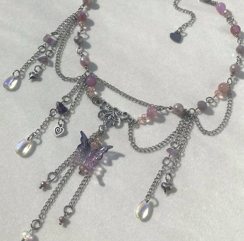 Celeste Amethyst Necklace