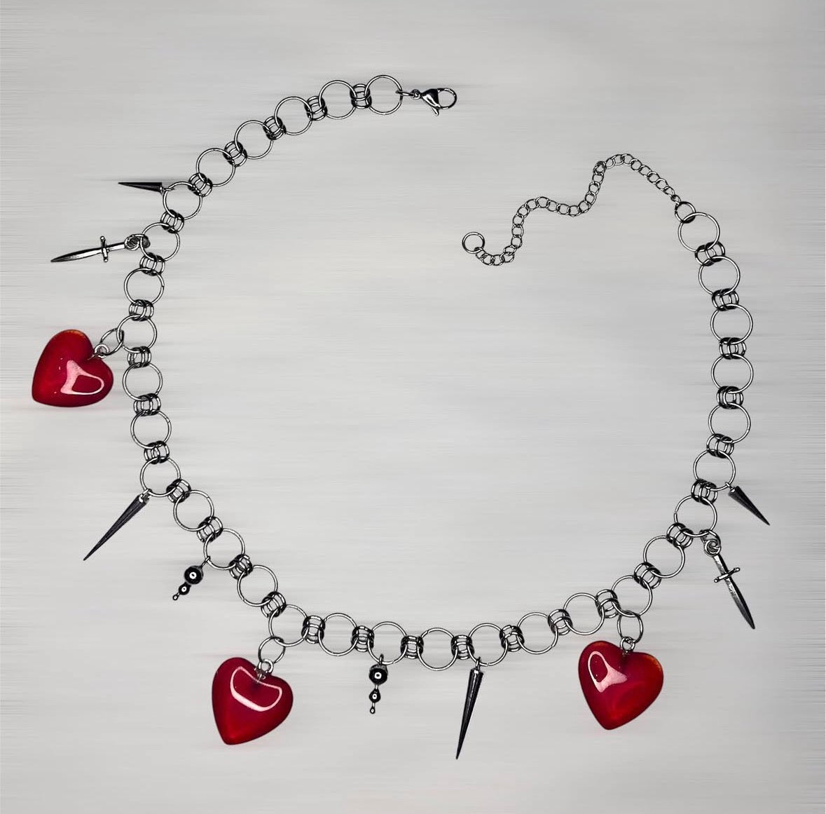 Three Of Hearts Necklace