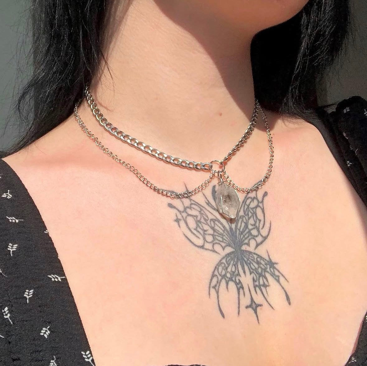 Herkimer Crystal Necklace