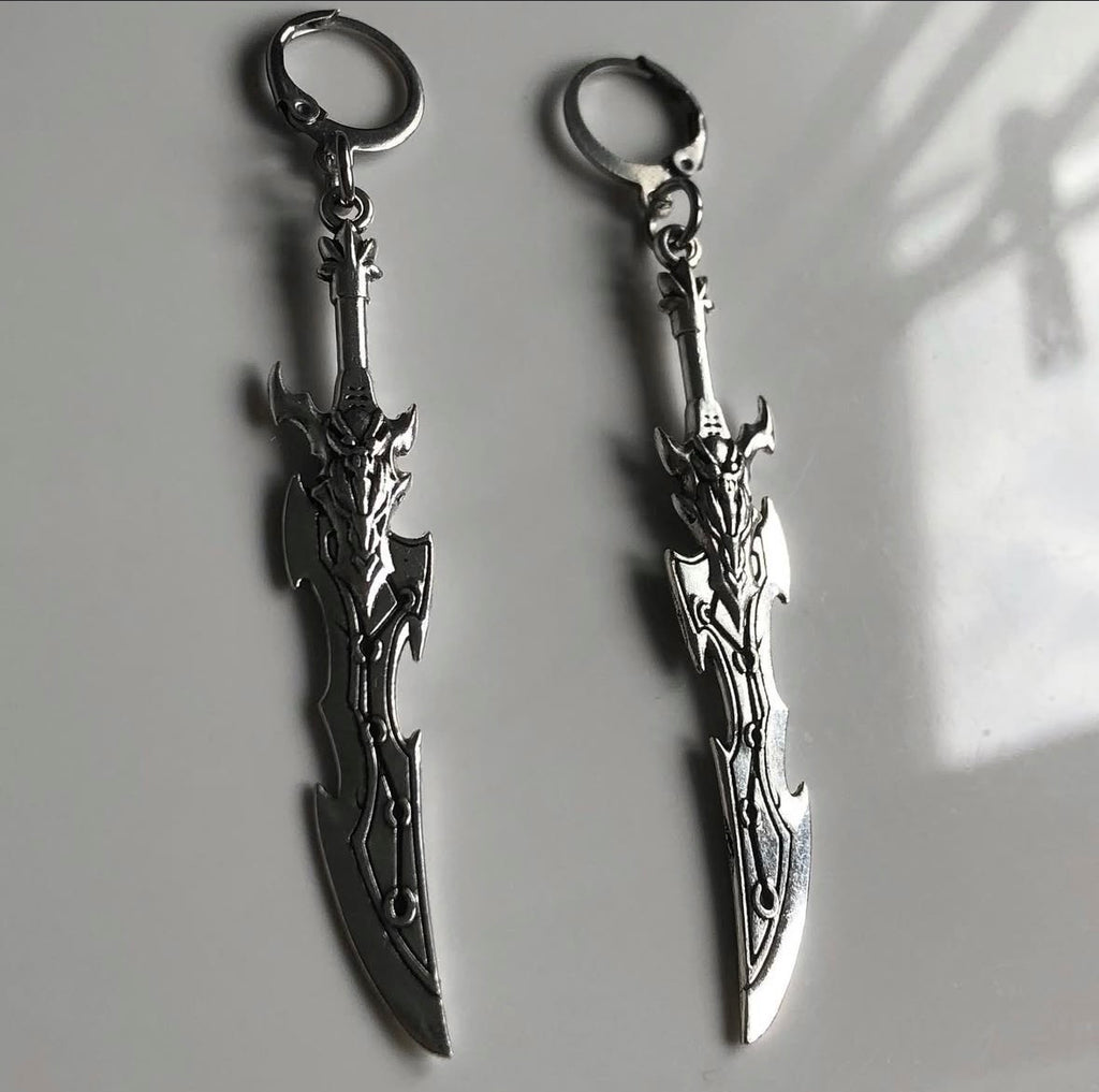 Tribal Sword Earrings