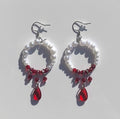 Bloody Pearl Earrings