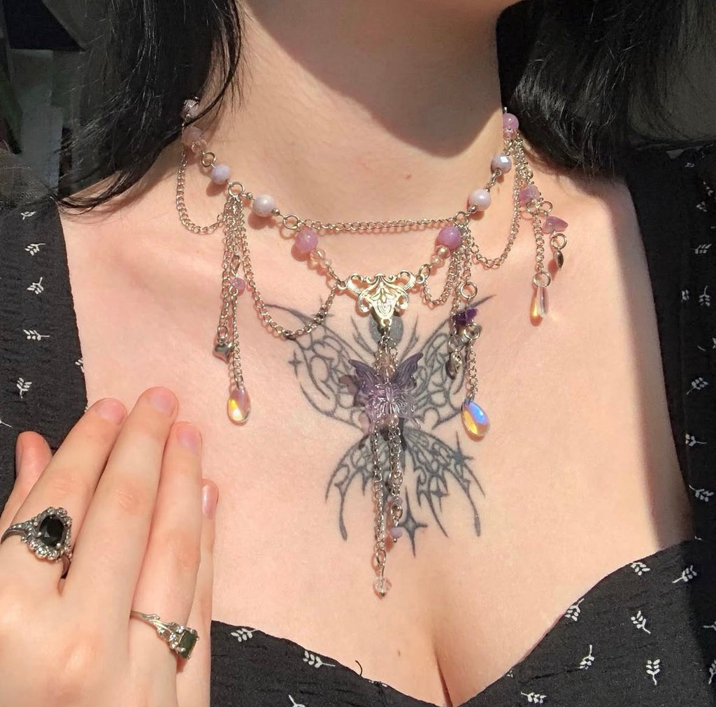 Celeste Amethyst Necklace