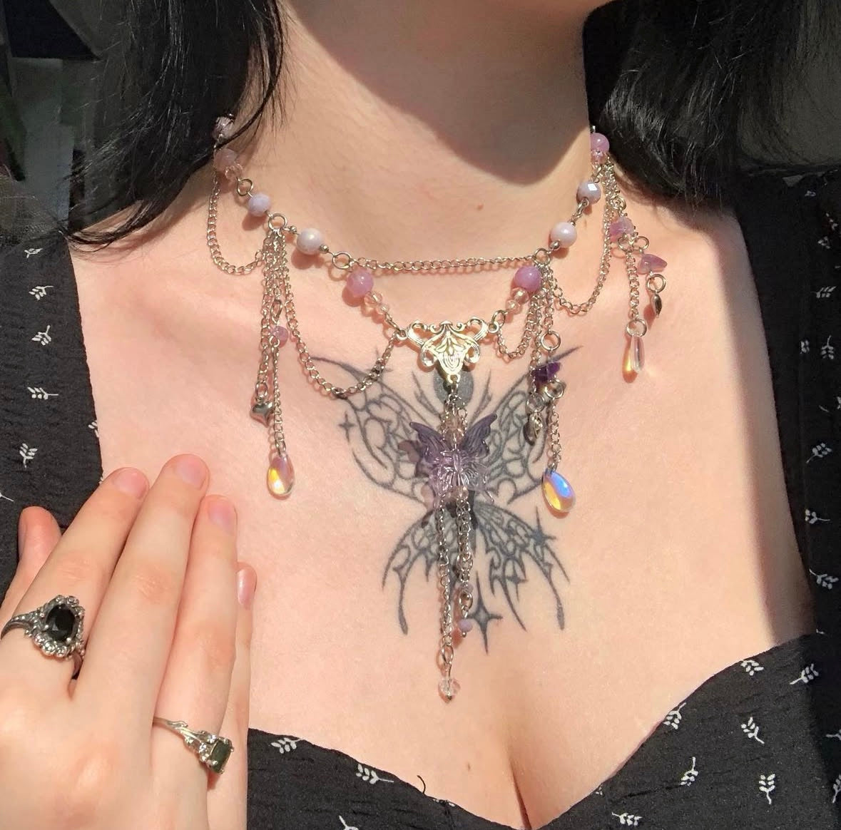 Celeste Amethyst Necklace