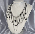 Layered Obsidian Necklace
