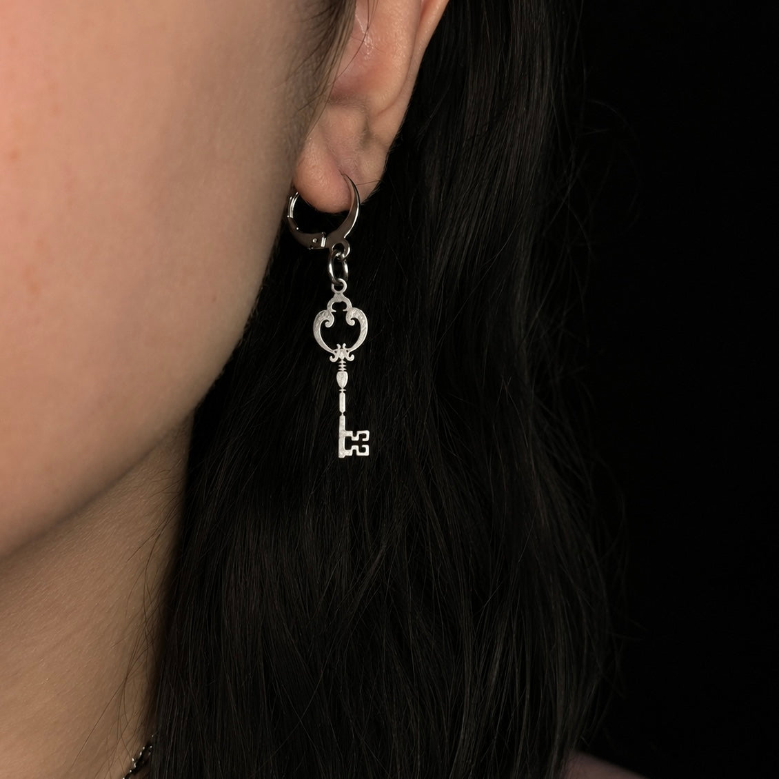 Romantic Key Earrings