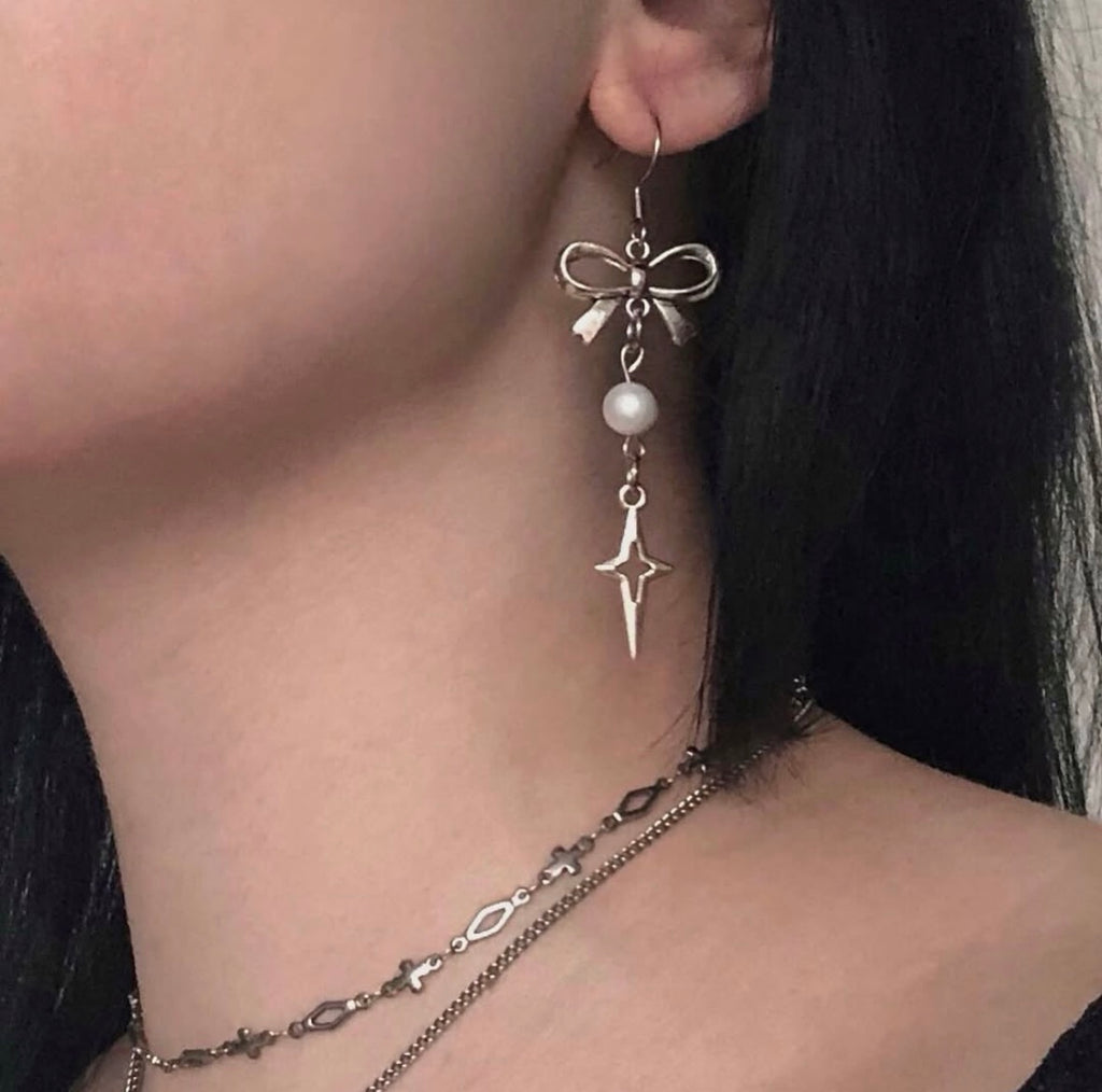 Starry Bow Earrings