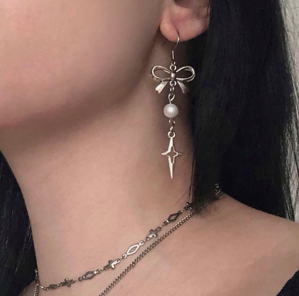 Starry Bow Earrings