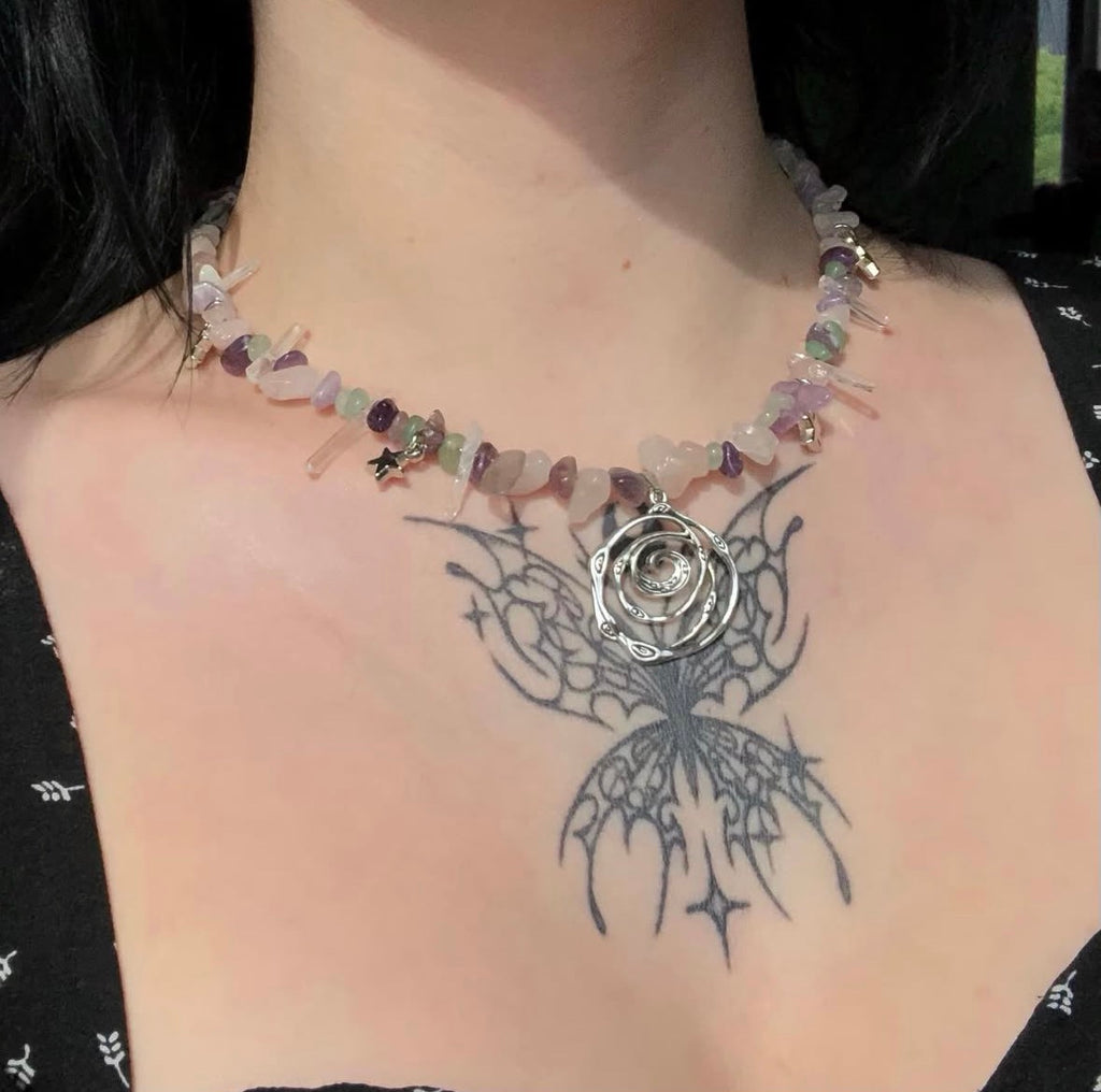 Whimsical Crystal Necklace