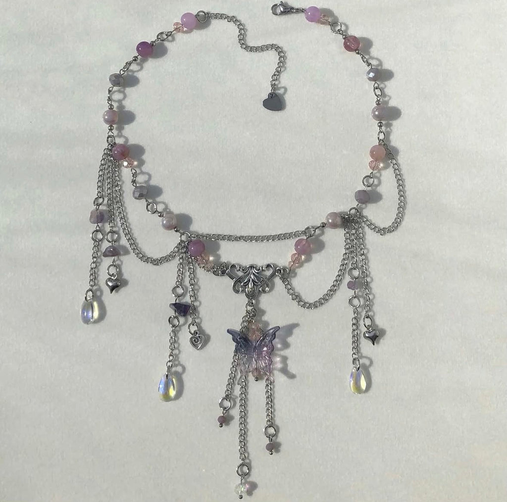 Celeste Amethyst Necklace