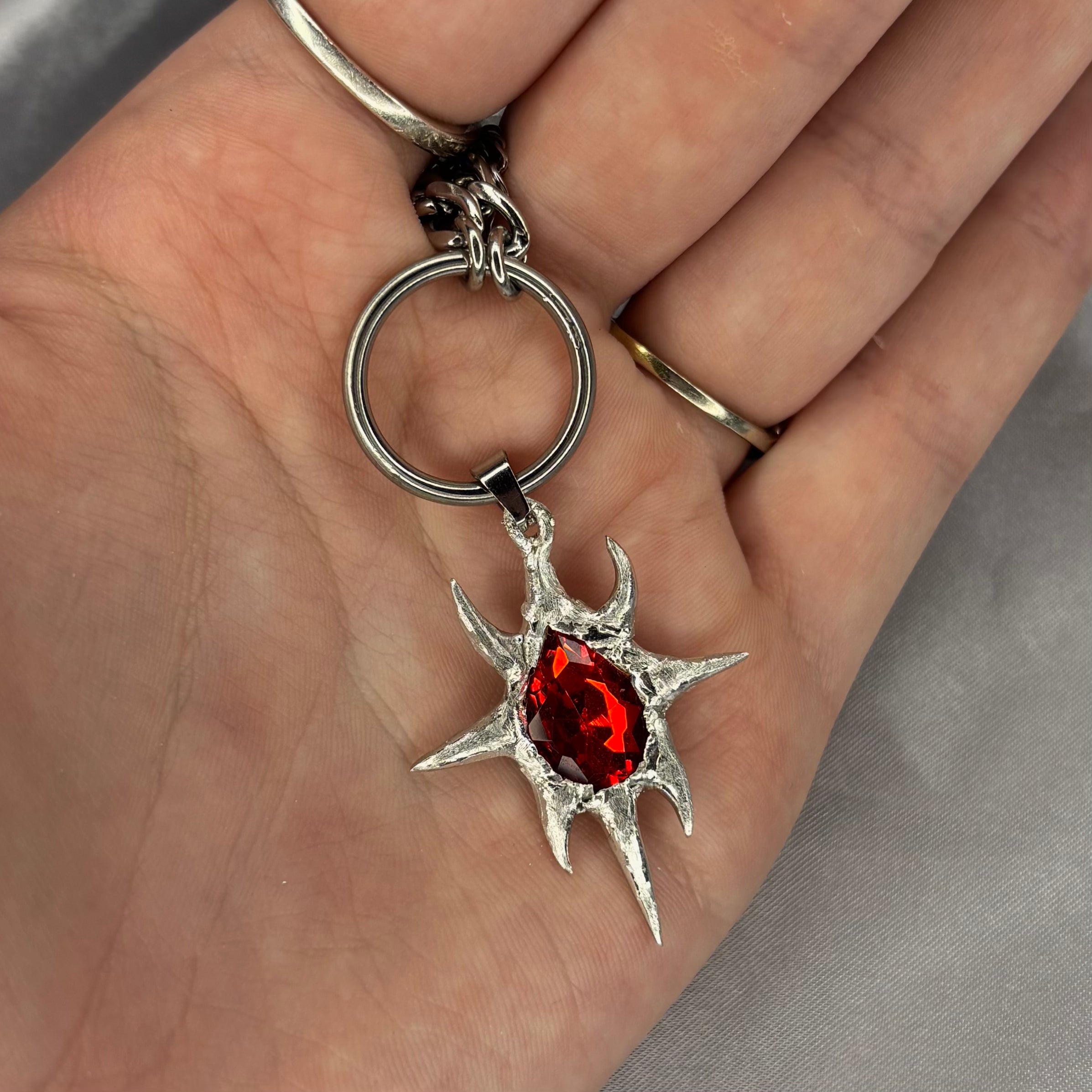 Cerberus Teardrop Choker
