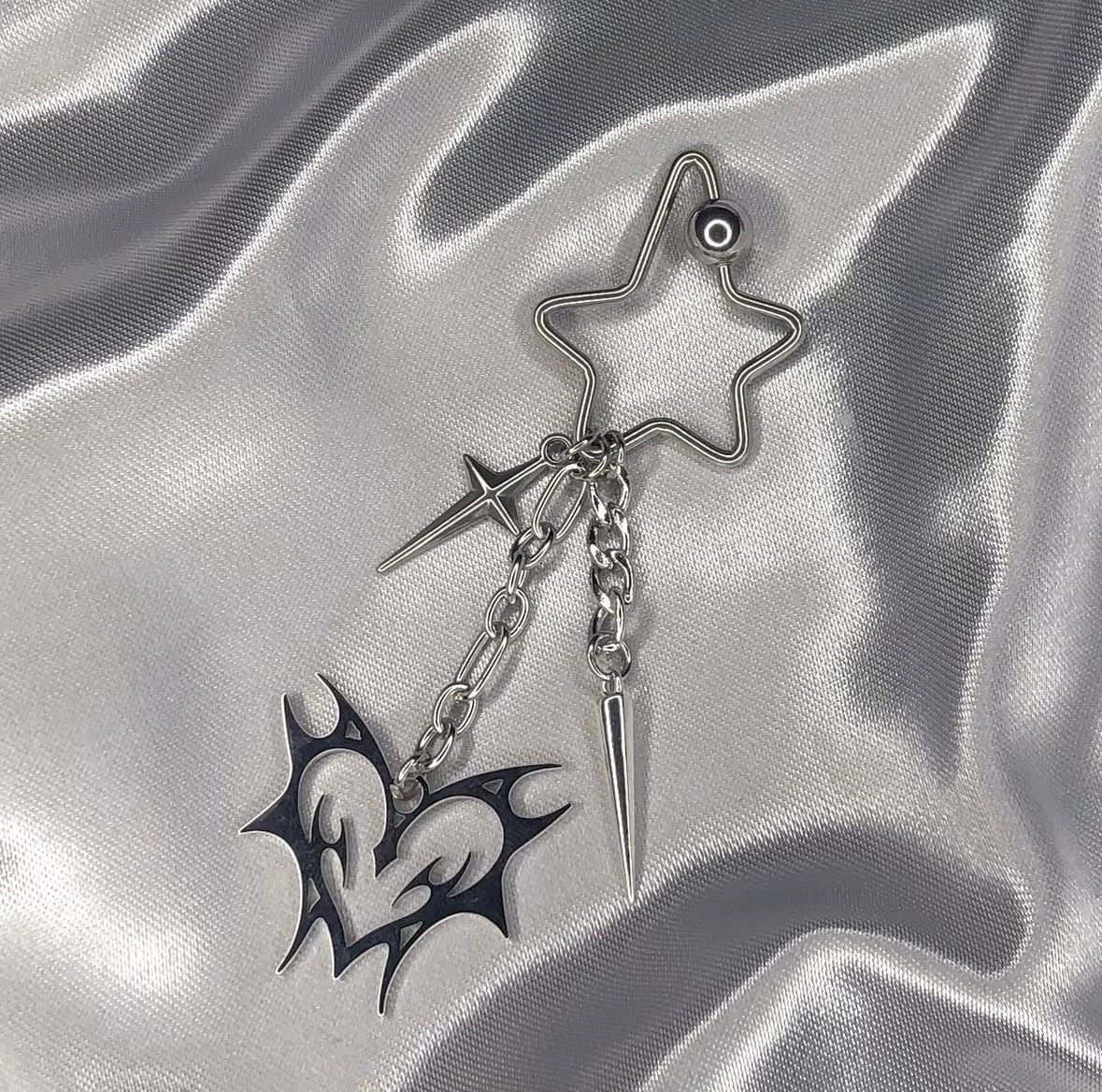 Tribal Heart Keychain