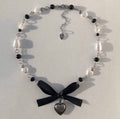 Black Bow Necklace