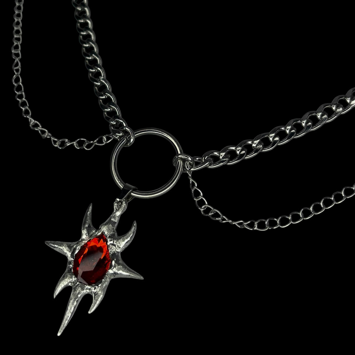 Cerberus Teardrop Choker