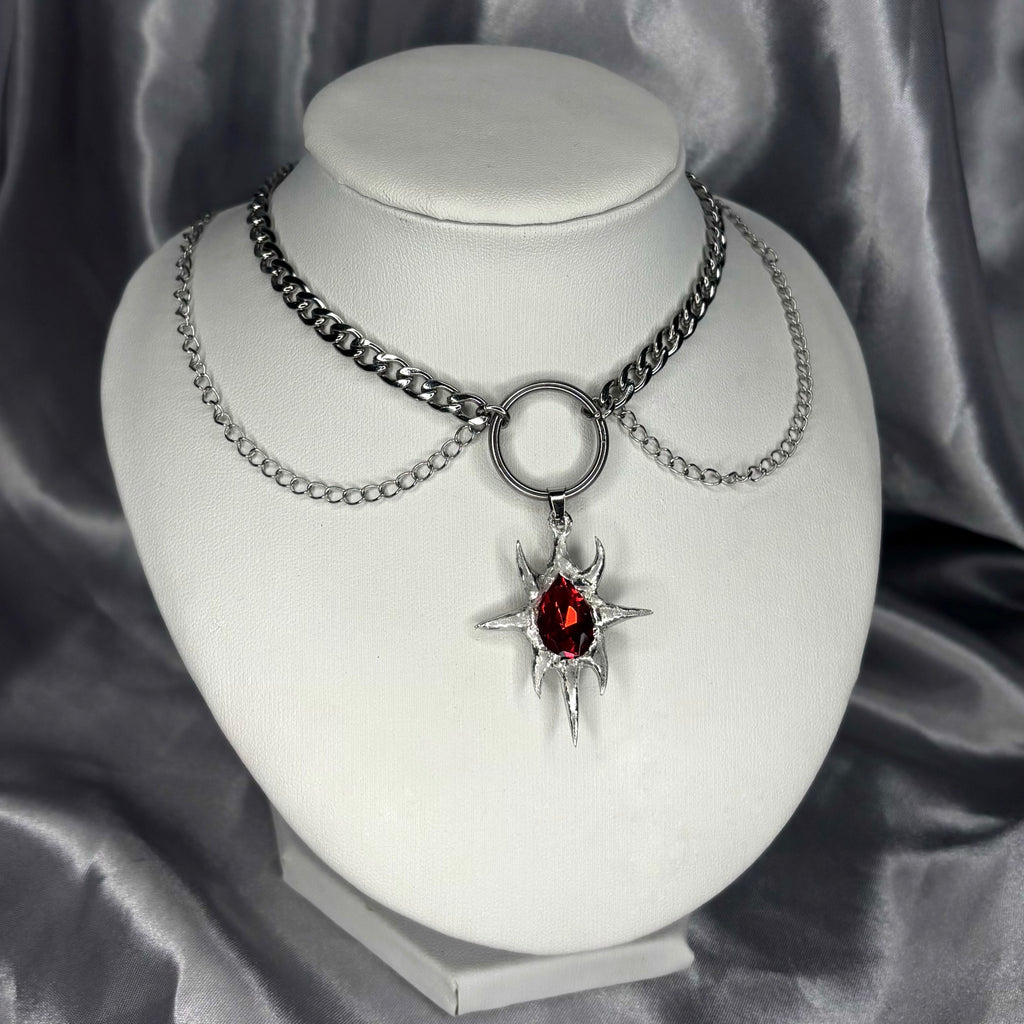 Cerberus Teardrop Choker