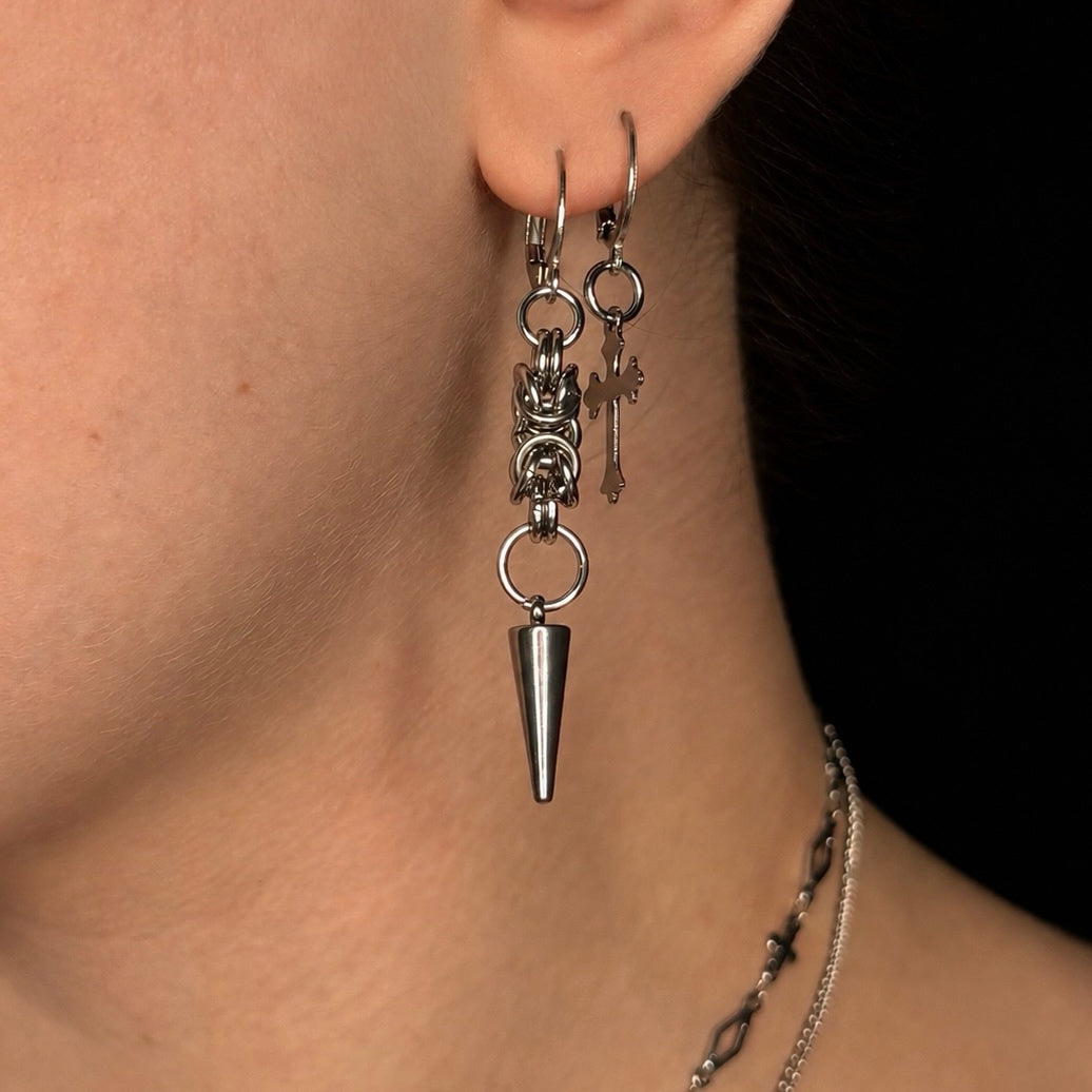Eclipse Chainmail Earrings