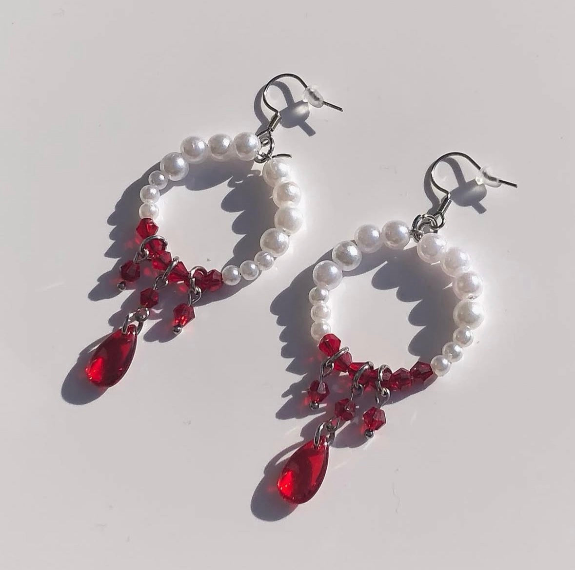 Bloody Pearl Earrings