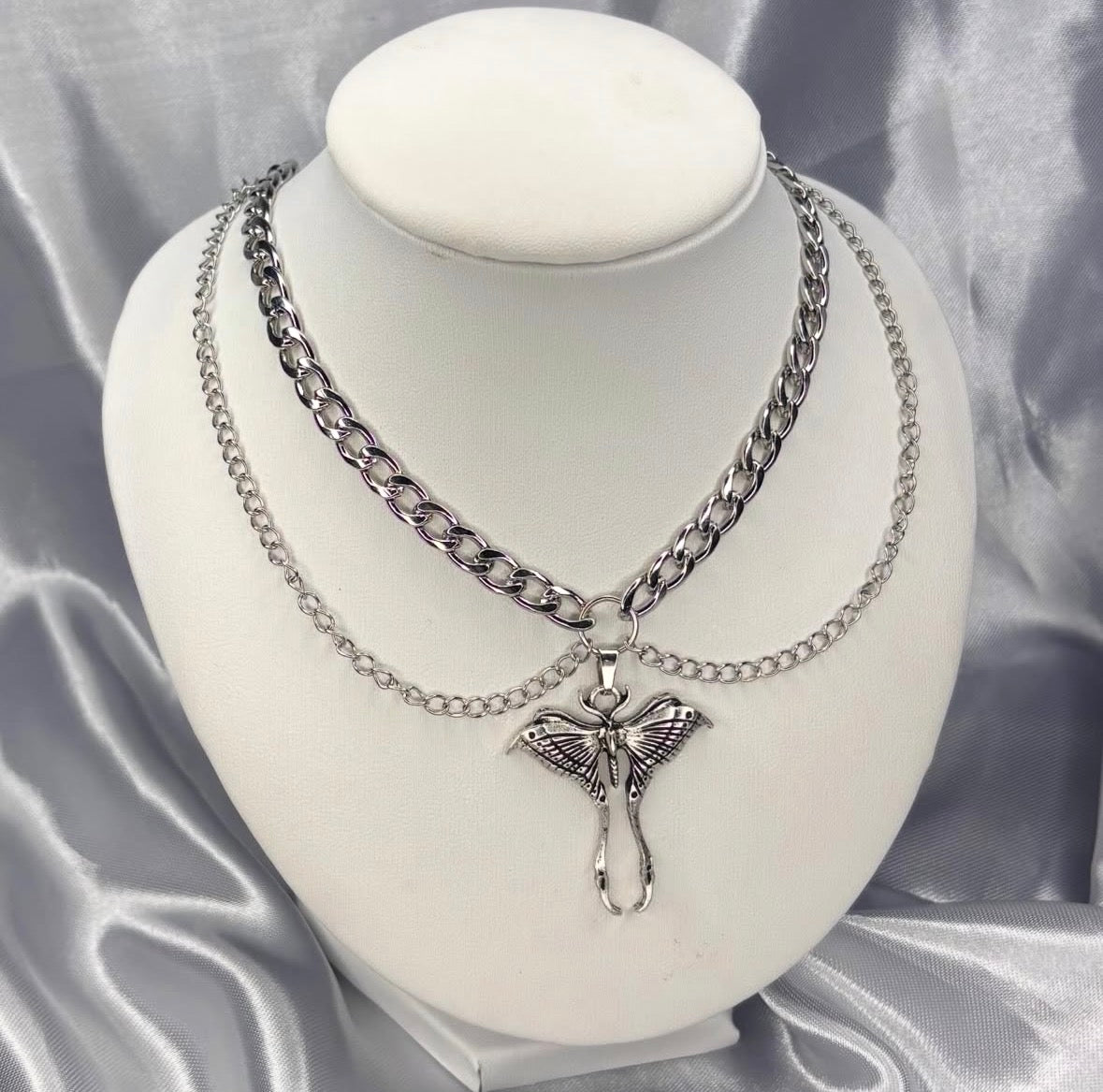 Moon Moth Necklace