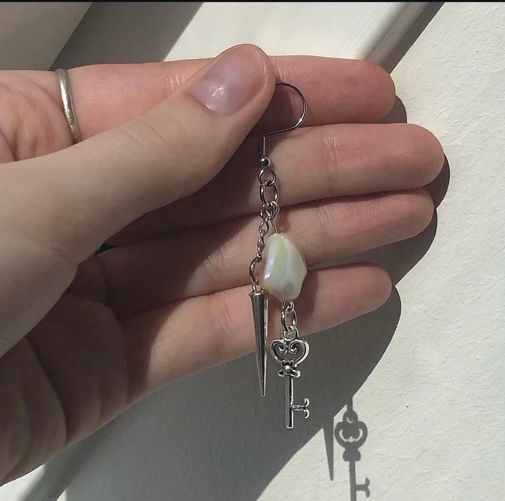 Whimsical Key Earrings