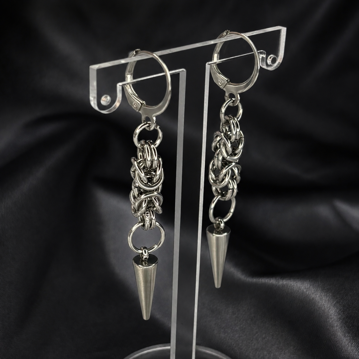 Eclipse Chainmail Earrings