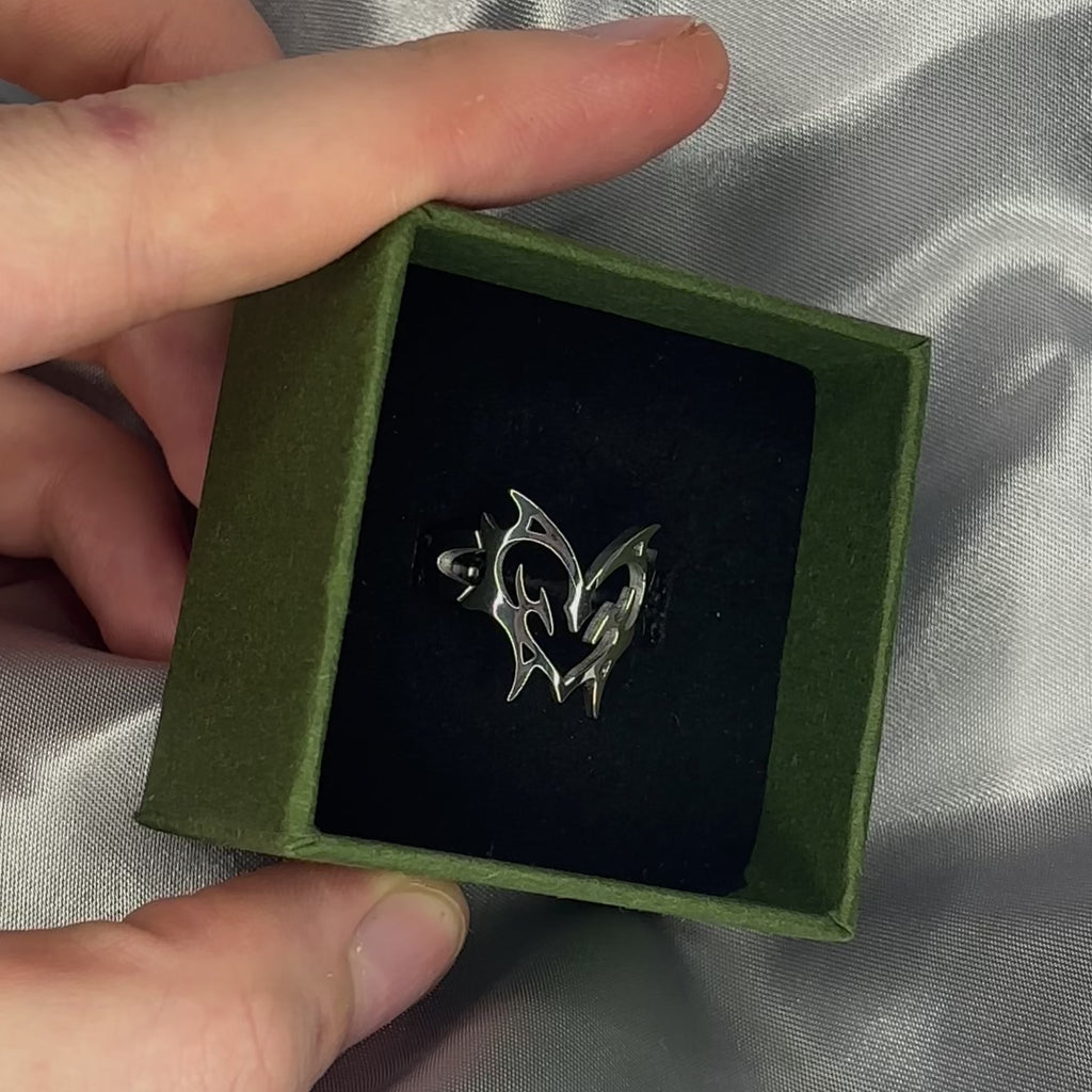 Tribal Heart Ring